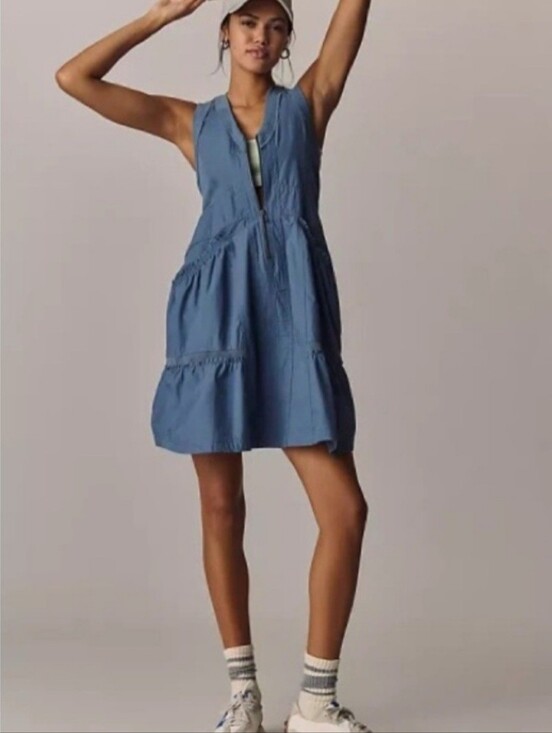 Anthropologie Dresses & Skirts - Anthropologie Daily Practice Trek Utility Sleeveless Active Dress Size Medium